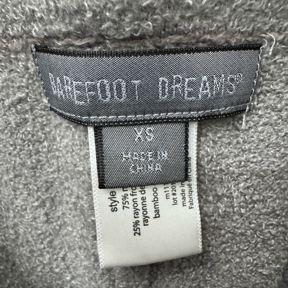 Barefoot Dreams Cozy Gray Knit Pants - Picture 2 of 3